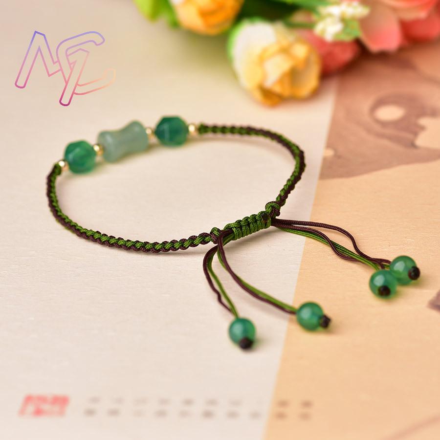 Bracelets en perles de Jade na - Bracelets avis et prix