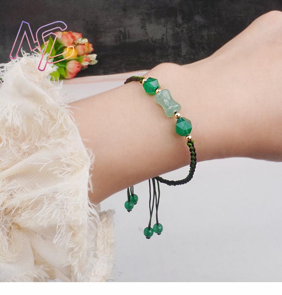 Bracelets en perles de Jade na - Bracelets avis et prix
