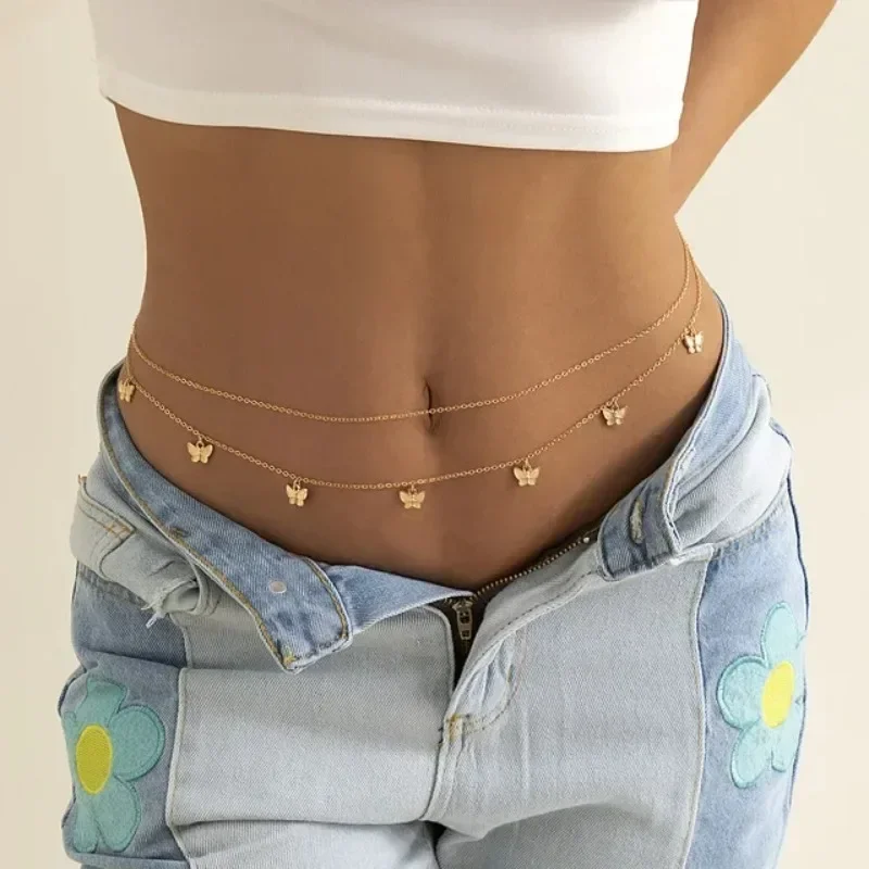 Chaîne papillon Double couche  - Body Jewelry avis et prix