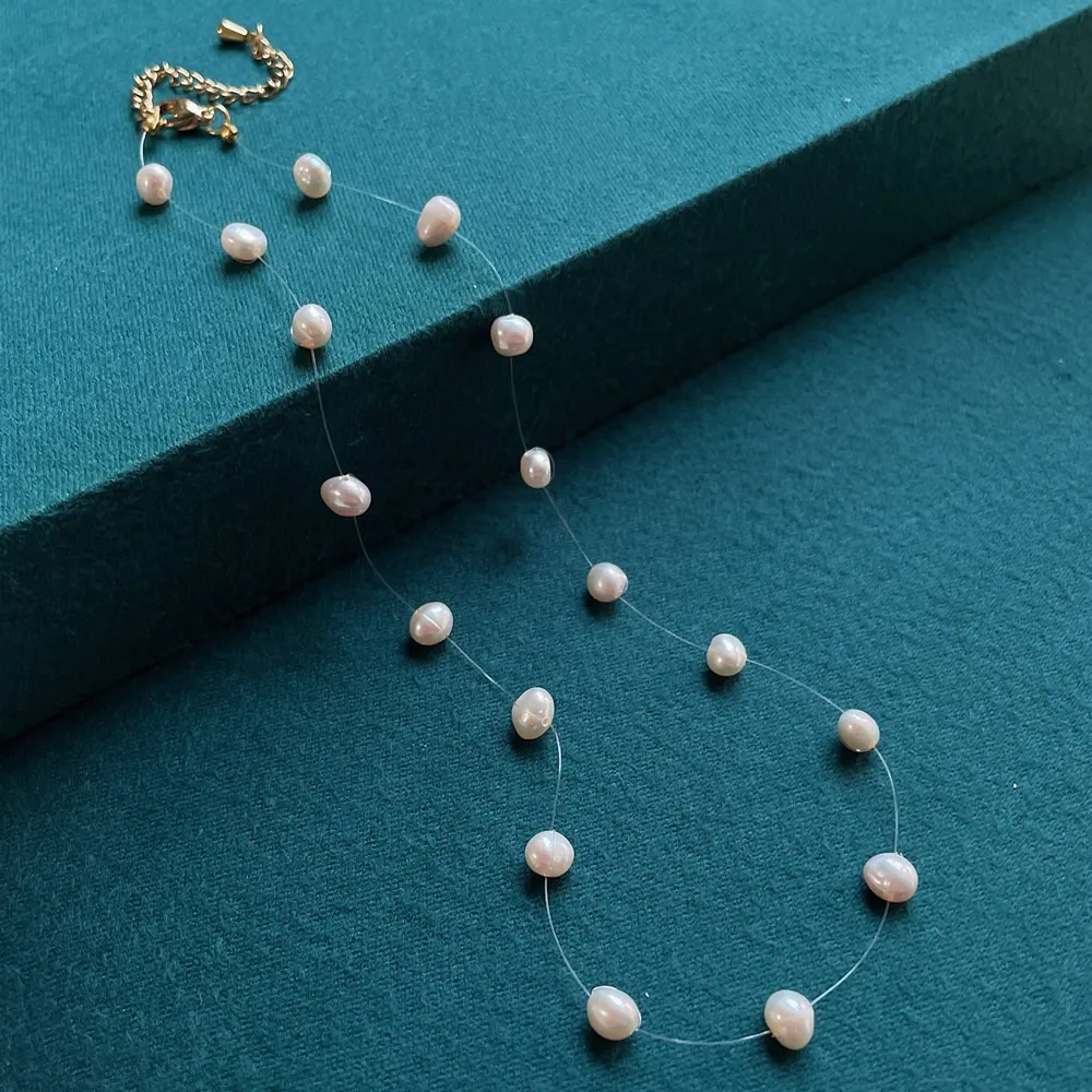 Collier de perles d'eau douce  - Pearl Choker Necklace Vintage avis et prix