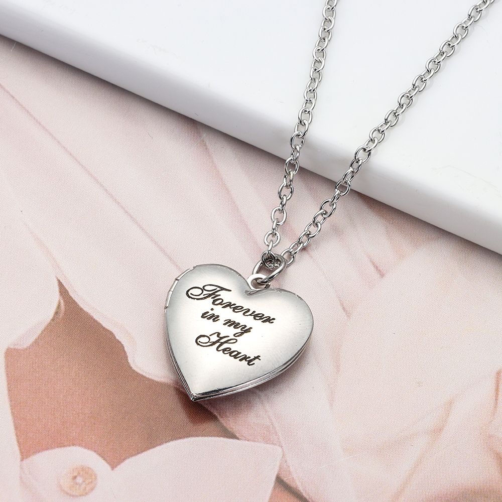 Chaîne de bijoux pour amoureux - Heart Locket Necklace Photo avis et prix