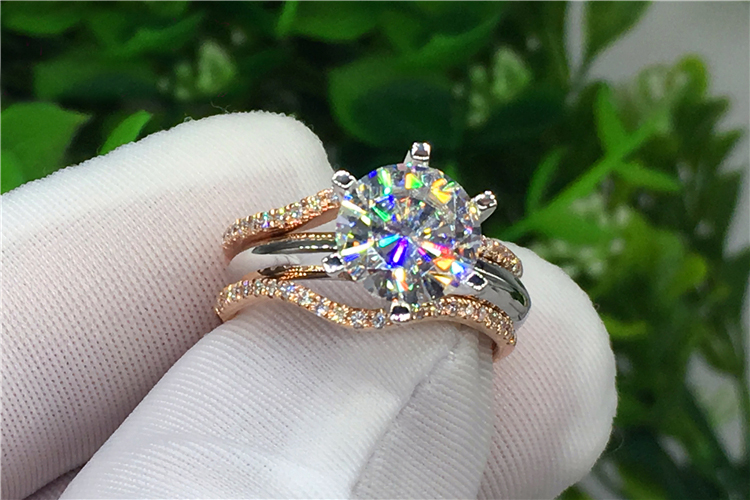 Bague de fiançailles de mariag - Moissanite Engagement Ring 1 Carat avis et prix