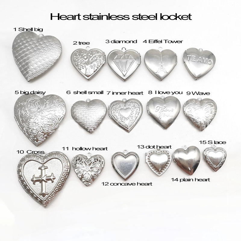 Love Coussins Locket Station,  - Heart Locket Necklace Photo avis et prix
